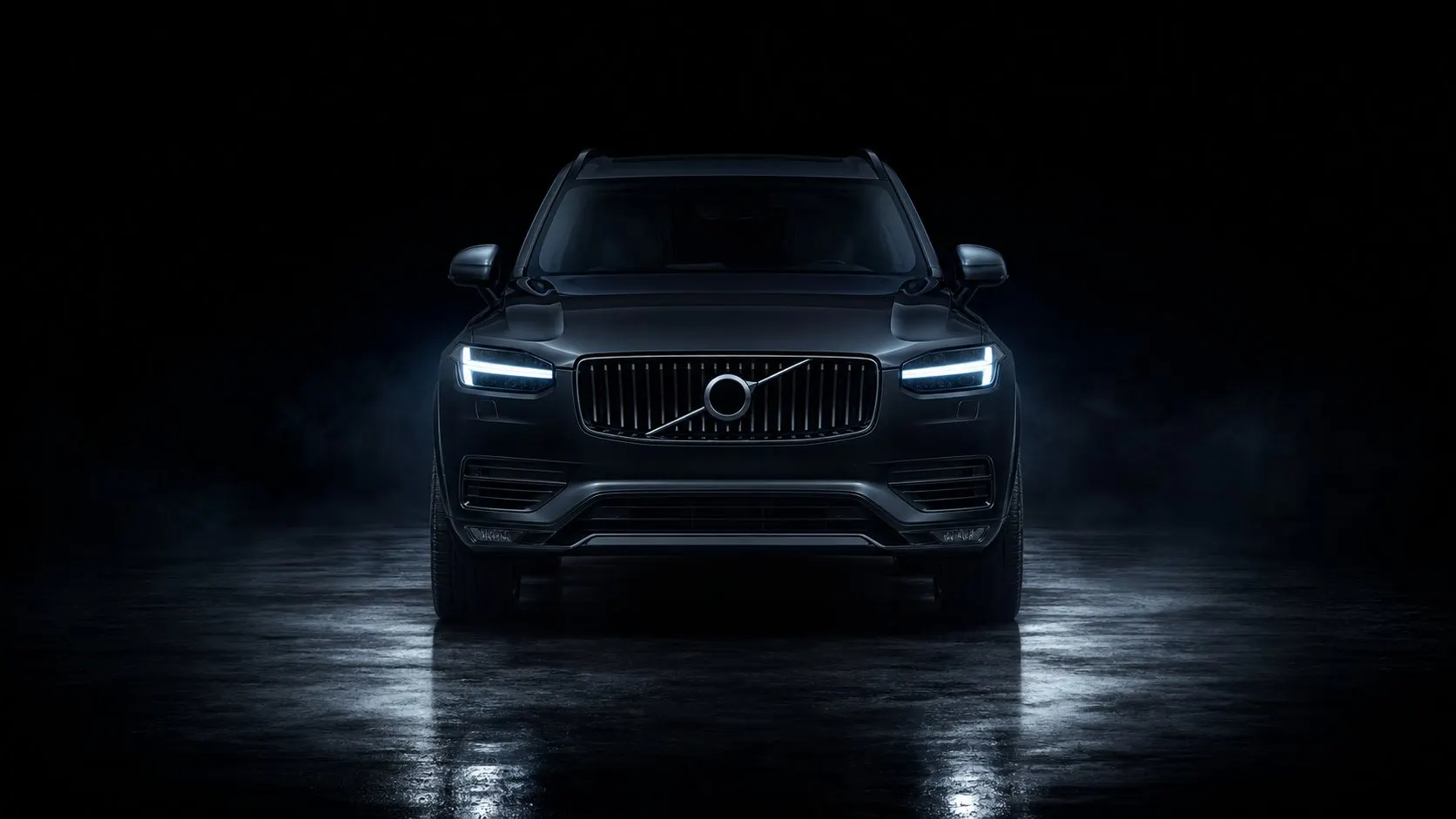 Volvo eestvaade elektroonilise diagnostika ajal
